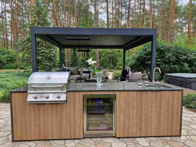 Kuchnie ogrodowe na wymiar