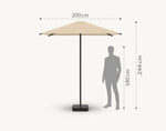Parasol 2x2 Atlantic
