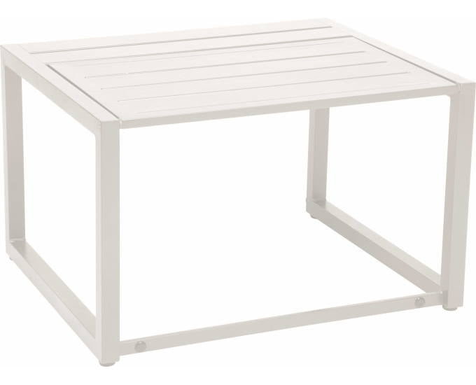 stolik aluminiowy biały Novus