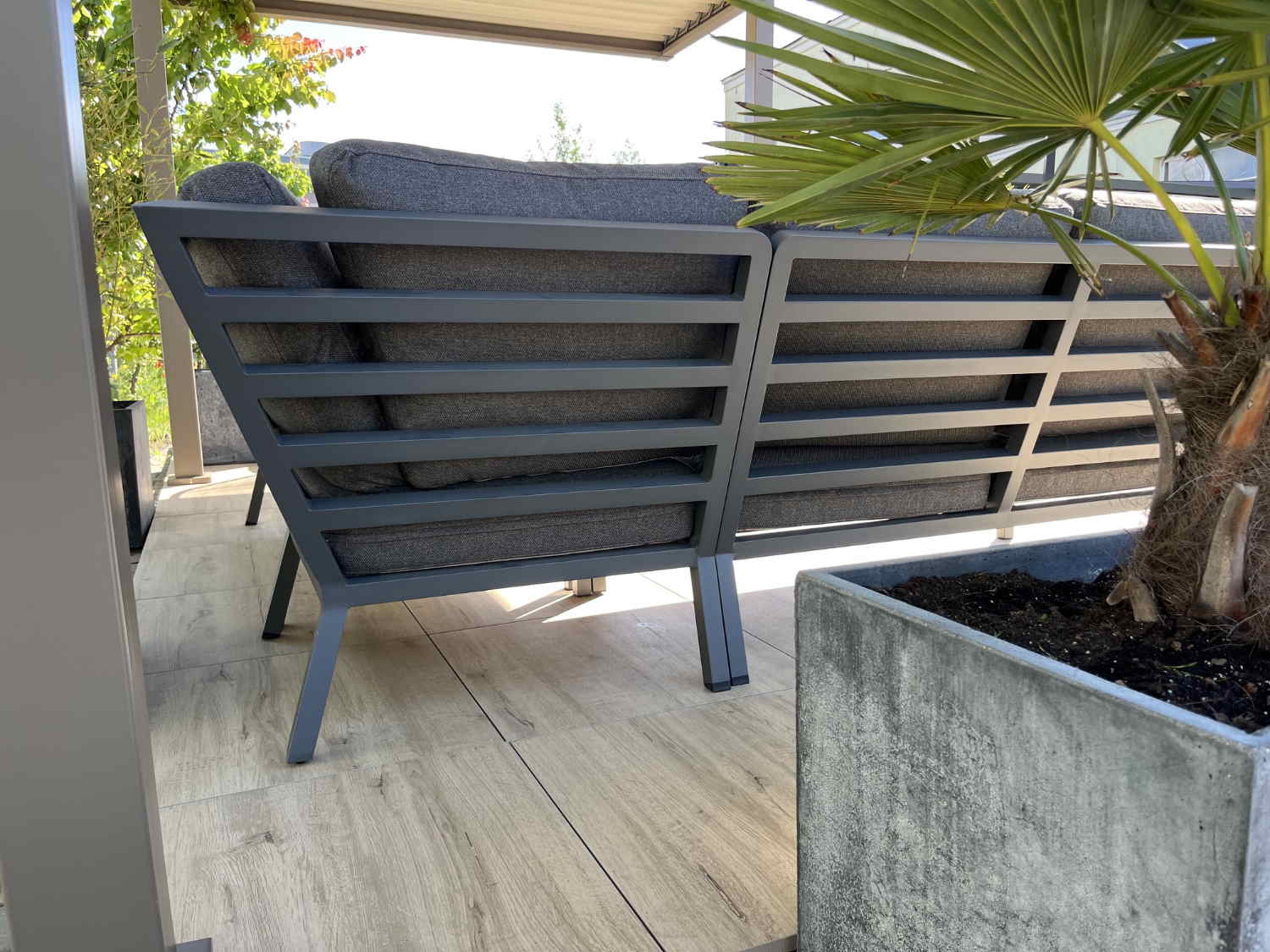 Narożnik aluminium teak Nova