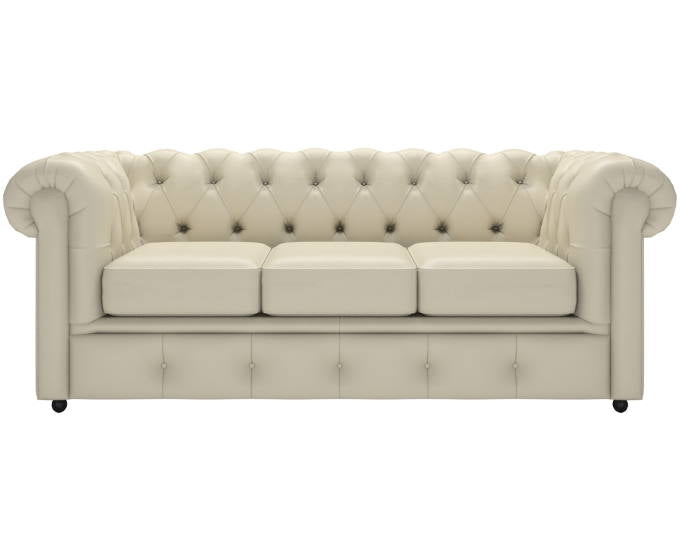 Andover sofa 3 osobowa klasyczny kość słoniowa