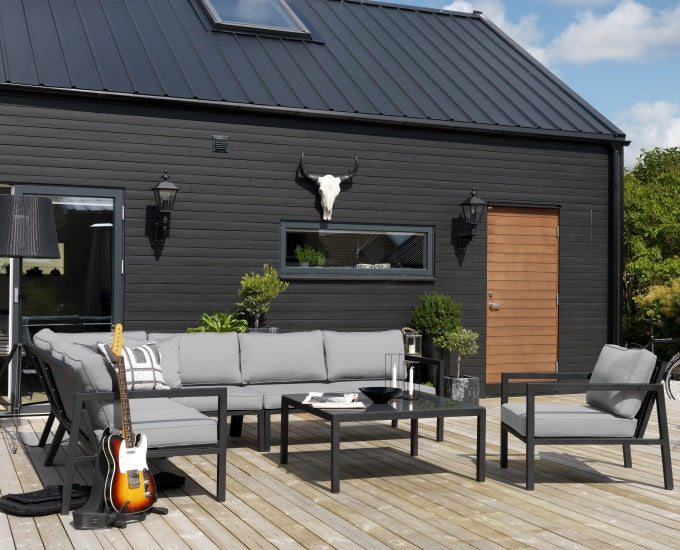 czarny moduł środkowy Antibes