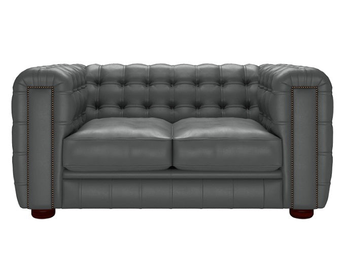 sofa Battersea 2 osobowa żelazno szary