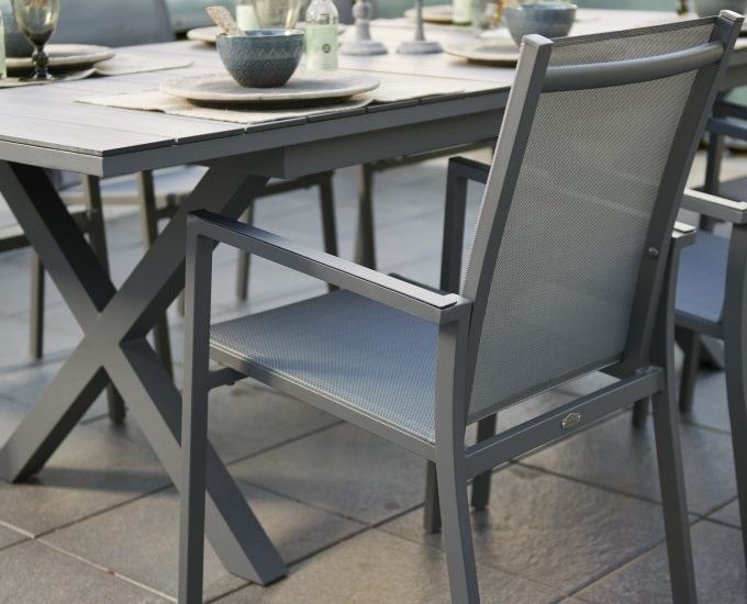 grafitowe krzesła Bellac