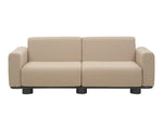 Bolster beżowa sofa tapicerowana