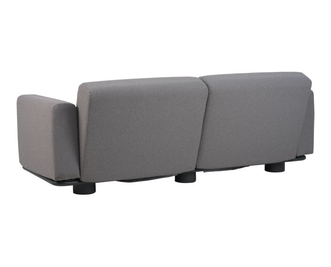 Bolster szara sofa tapicerowana