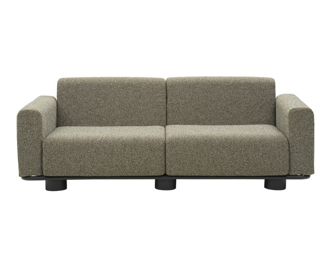 Bolster sofa zielona