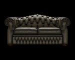 dwuosobowa sofa Bourford antyczny oliwkowy