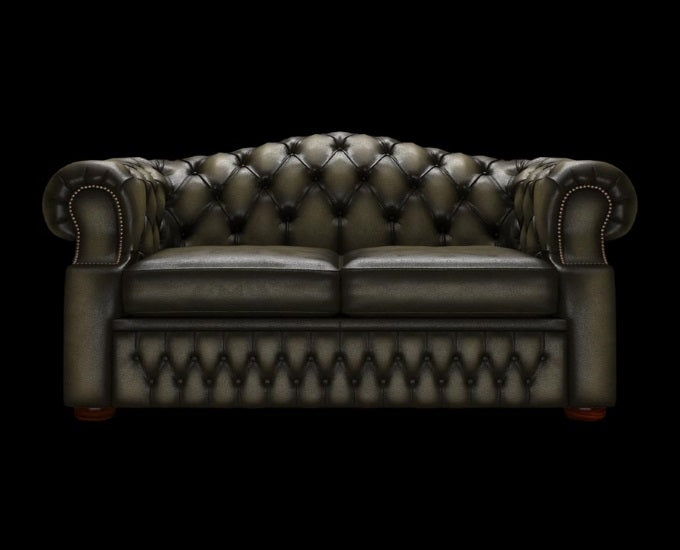 dwuosobowa sofa Bourford antyczny oliwkowy