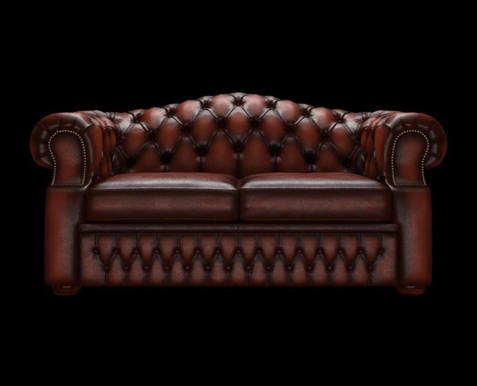dwuosobowa sofa Bourford antyczny orzechowy