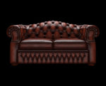 dwuosobowa sofa Bourford antyczny orzechowy