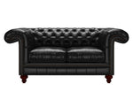 sofa Chichester herbowy czarny