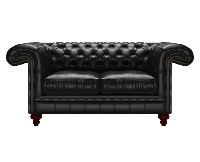 sofa Chichester herbowy czarny
