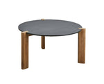 stolik kawowy teak hpl Domino 70