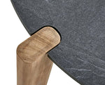 stolik kawowy teak hpl Domino 70