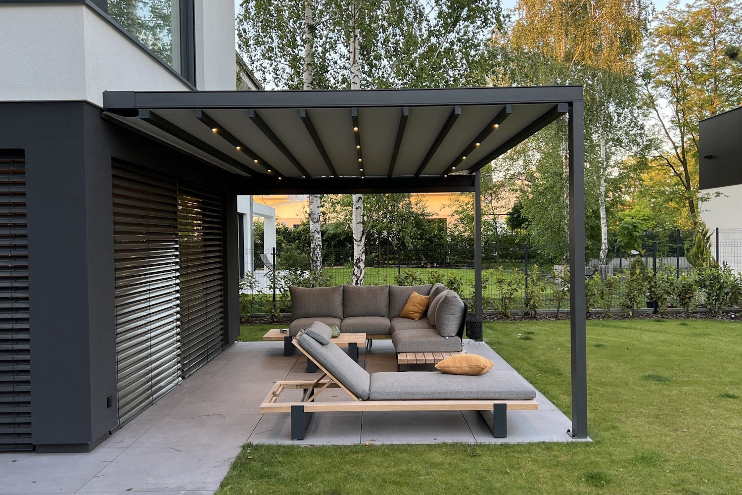Pergola z płaskim dachem Flat