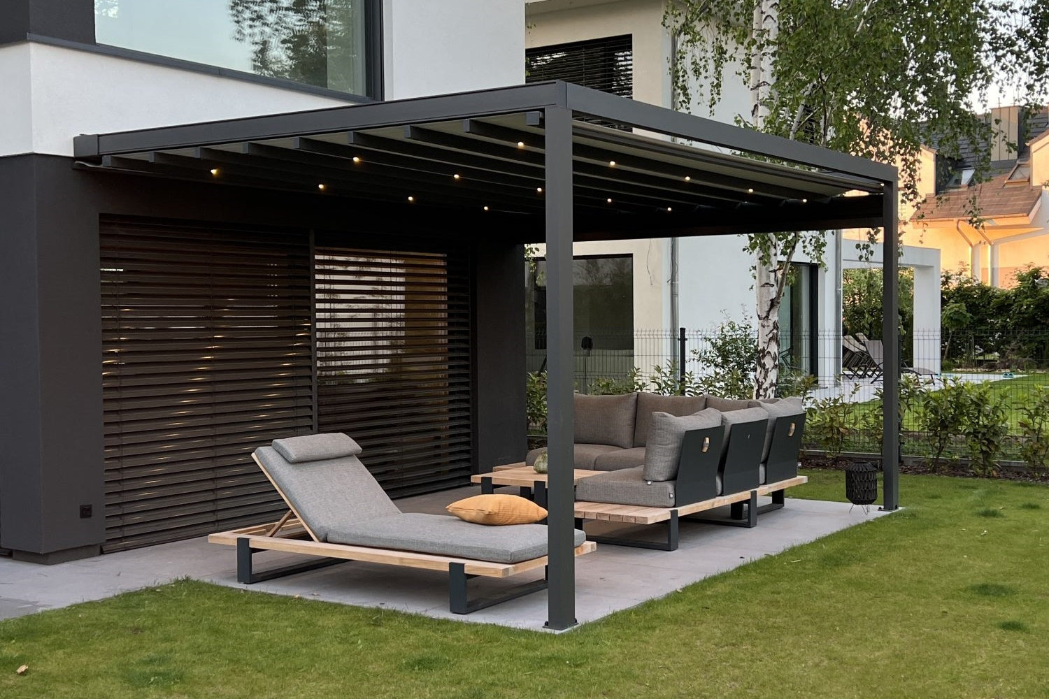 Pergola z płaskim dachem Flat