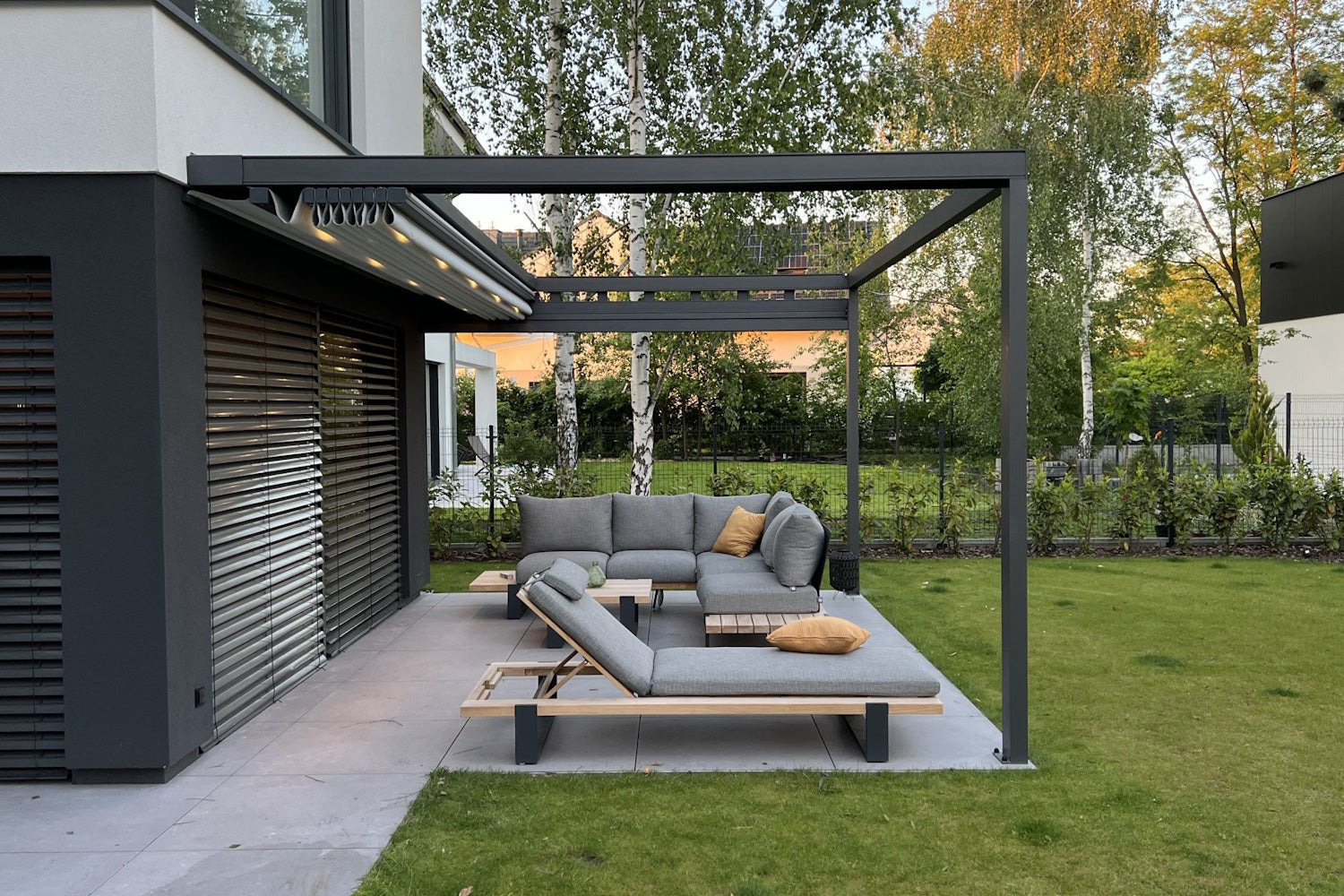 Pergola z płaskim dachem Flat