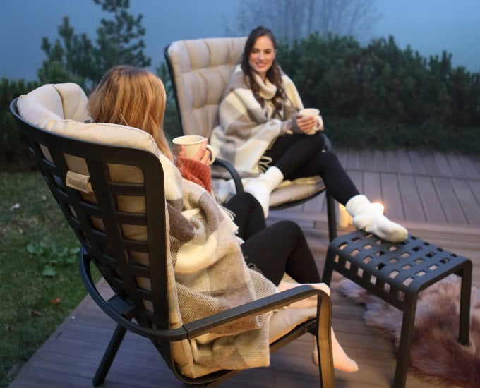 Folio antracite poduszka beżowa