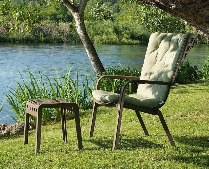 Folio brązowo szary z zieloną poduszką