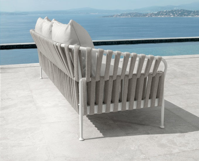 Frame biała sofa 3 osobowa