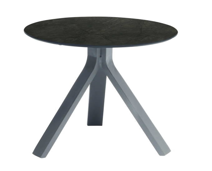 stolik Freddie rama grafit blat dark marble