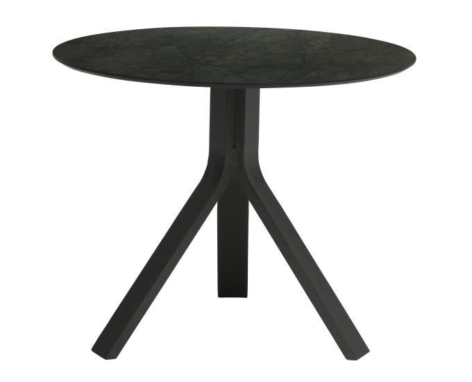 stolik Freddie rama antacyt blat dark marble