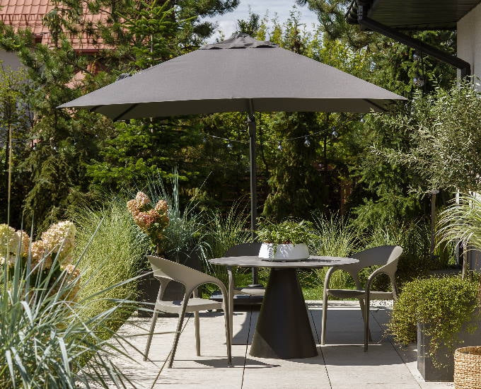 parasol kwadratowy na nodze bocznej Varallo