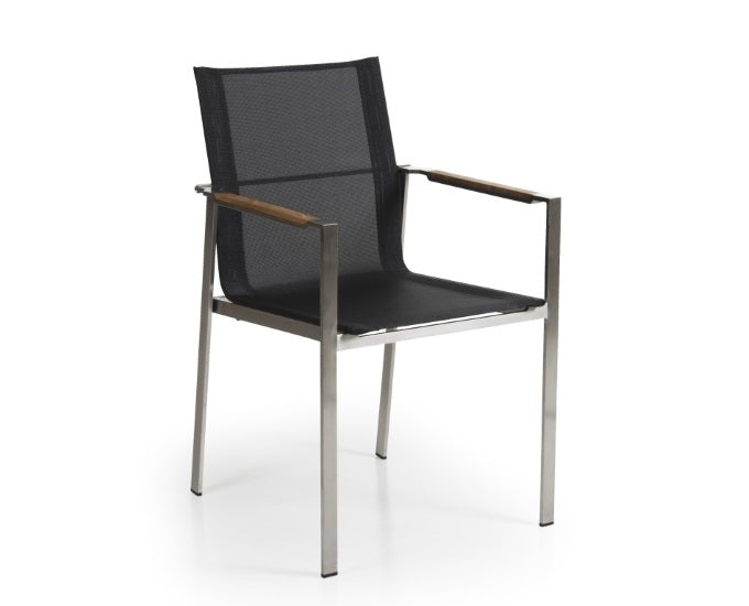 krzesło ze stali nierdzewnej Gotland