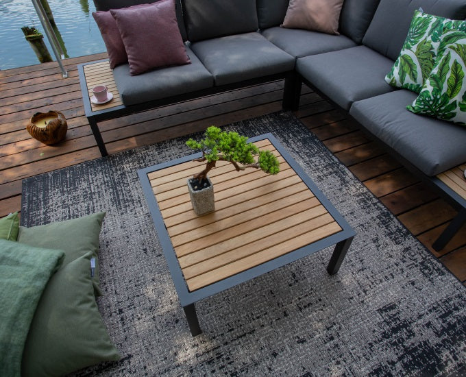 stoli aluminium teak Illora