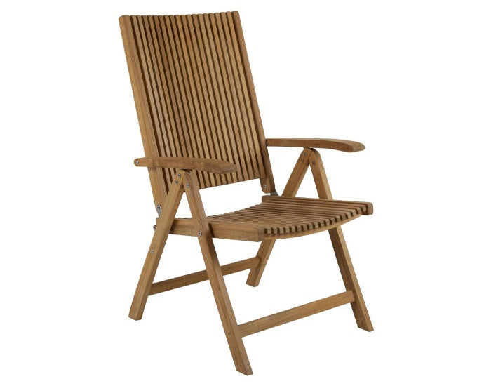 fotel rozkładany teak Julita