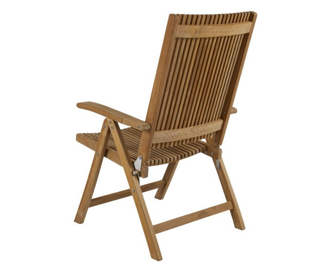 fotel rozkładany teak Julita
