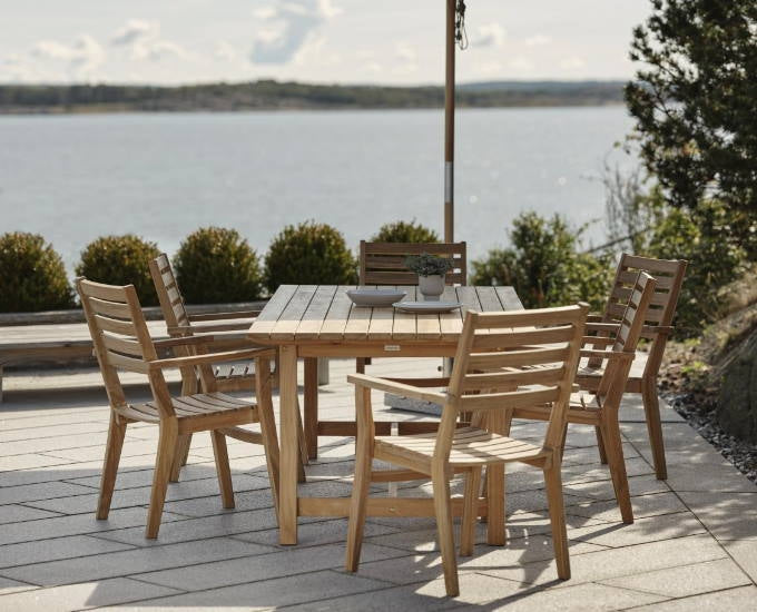 stół 160x90 teak Keros