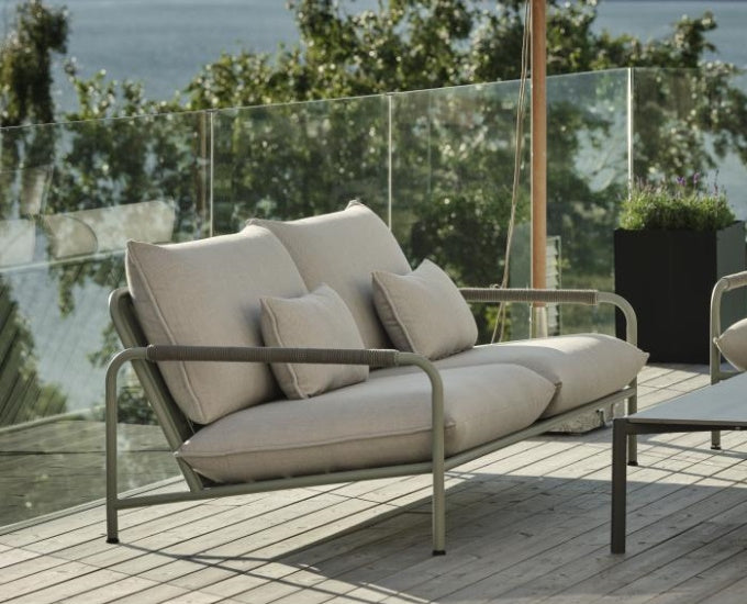 Lerbeget sofa zielona