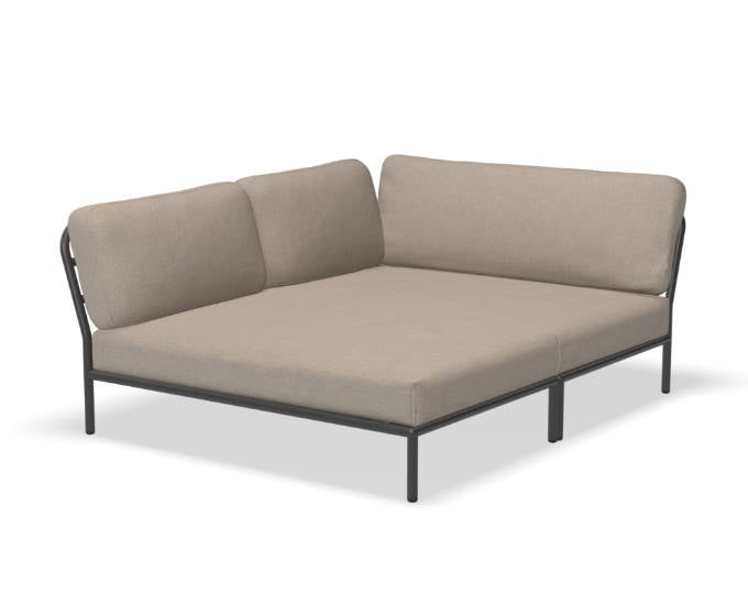 Level moduł duży Sunbrella zaokrąglony bezowy
