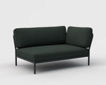 sofa Level narożnik prawy Sunbrella ciemny zielony