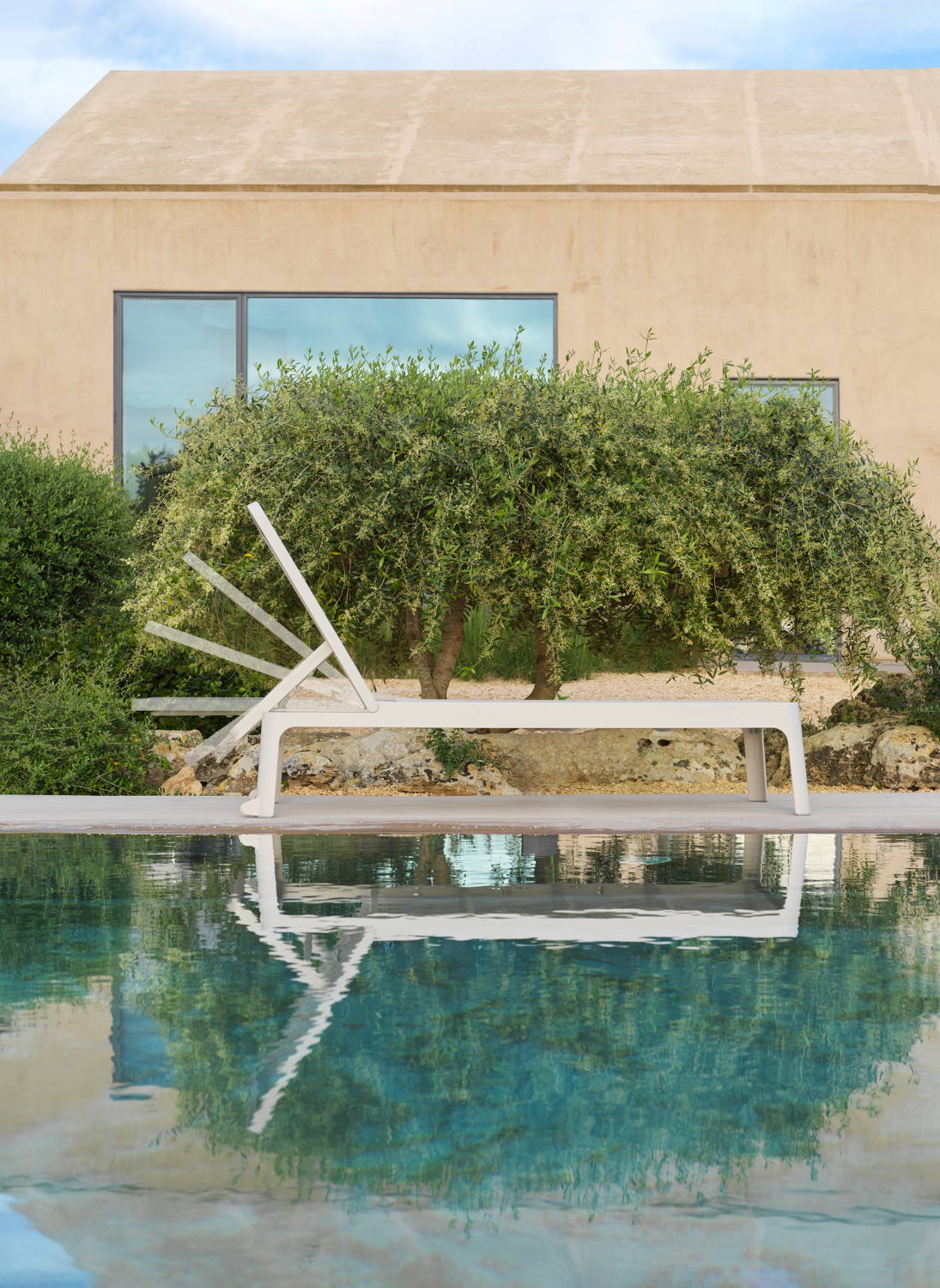 Leżak ogrodowy Plano