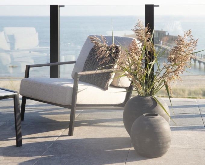 czarny fotel ze stali nierdzewnej 304