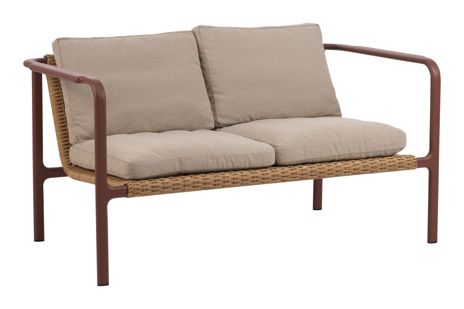 Mała sofa ogrodowa 2 osobowa Motty