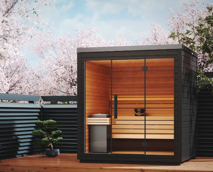 Mira mała sauna czarna