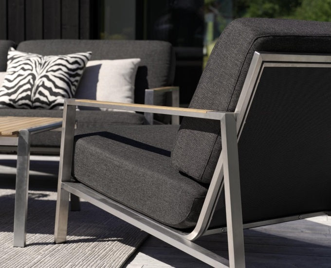 fotel ze stali nierdzewnej 316 Naos