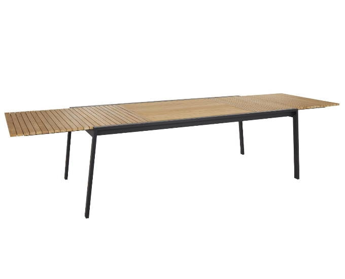 rozkładany stół Naos czarny