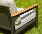 Nashville aluminium teak