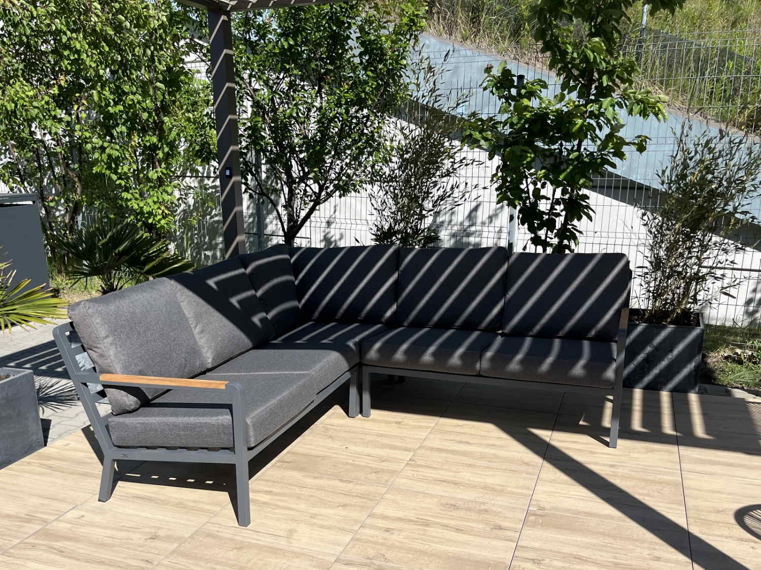 Narożnik aluminium teak Nova