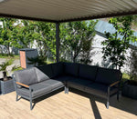 Narożnik aluminium teak Nova