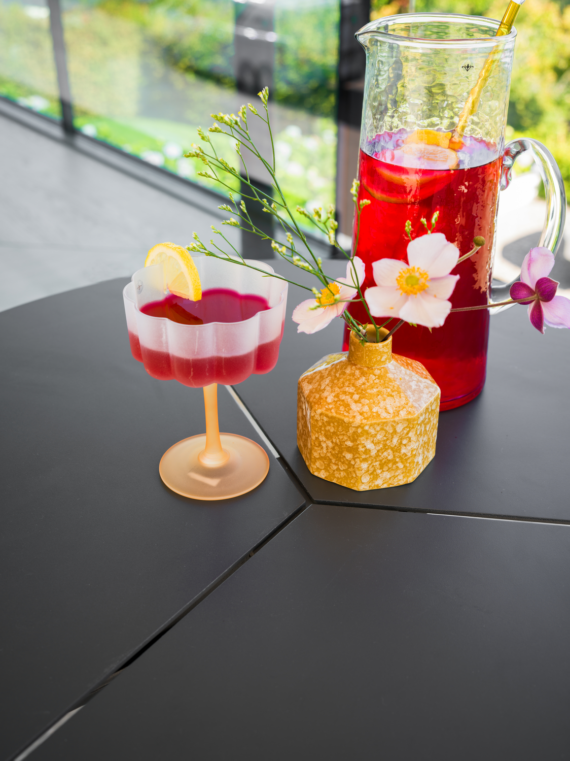 Stolik barowy ogrodowy Peace okrągły 80