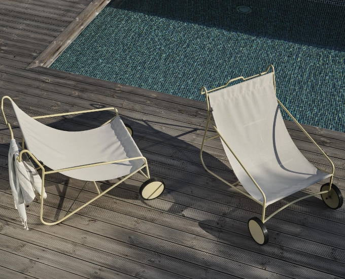 fotel na basen i kort Poul