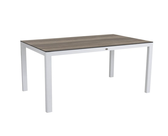 Rodez stół biały blat naturalny