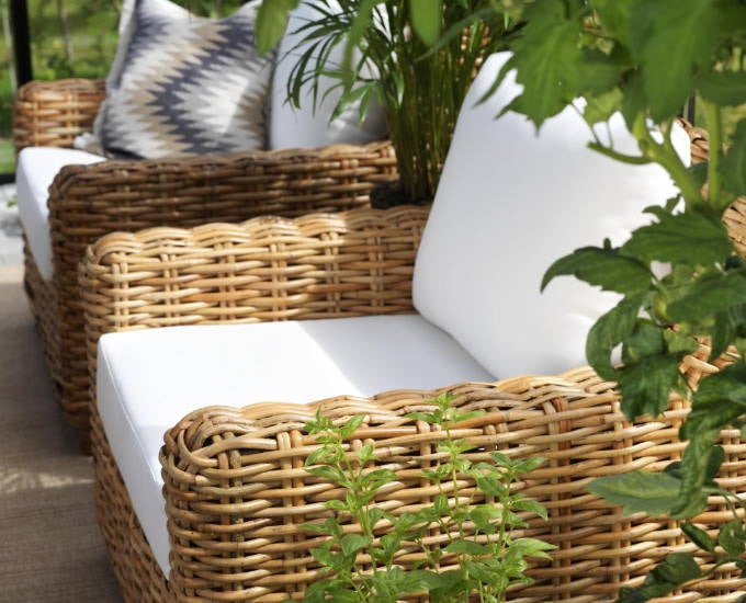 Fotel z rattanu Rossvik w kolorze brązu