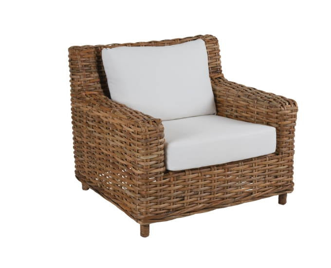Fotel z rattanu Rossvik w kolorze brązu